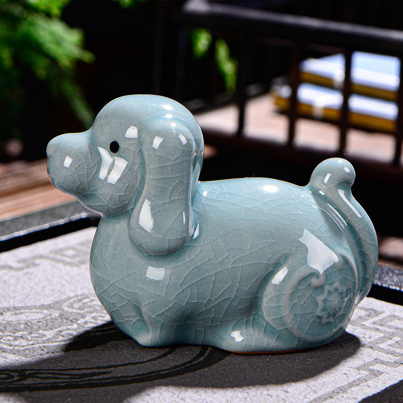 Chinese Zodiac Ceramic Tea Pet for Wealth & Prosperity