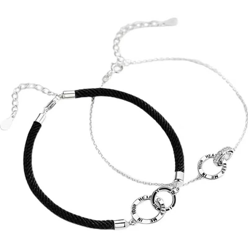 Copper Spiritual Bracelet | Healing Couple Interlocking Circles