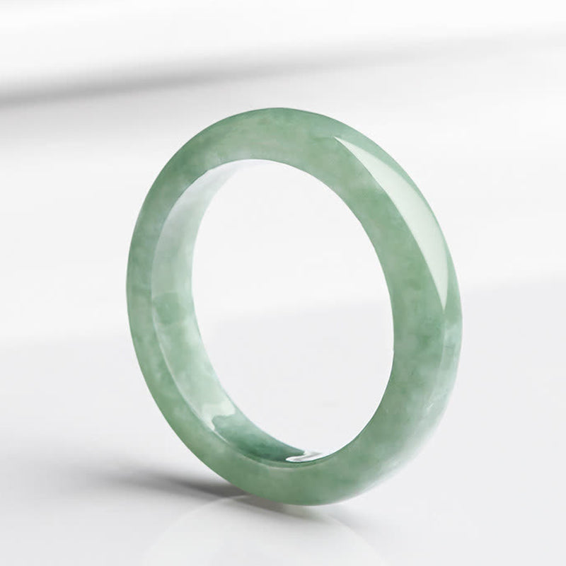 Natural Jade Prosperity and Abundance Ring | Sizes 16-21mm