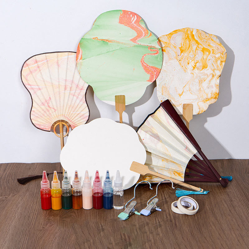 Lacquer Fan Pattern DIY Chinese Lacquer Fan for Zen Decor | Healing Sounds