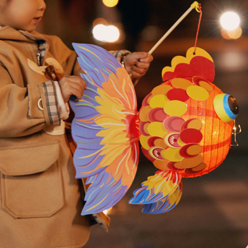 DIY Good Luck Koi Fish Paper Lantern | Zen Decor