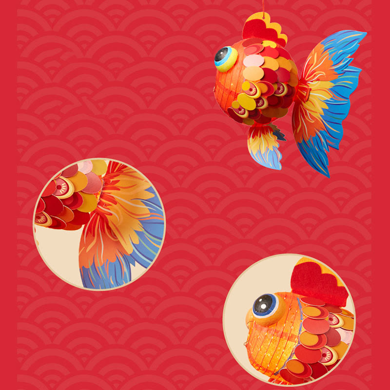 DIY Good Luck Koi Fish Paper Lantern | Zen Decor