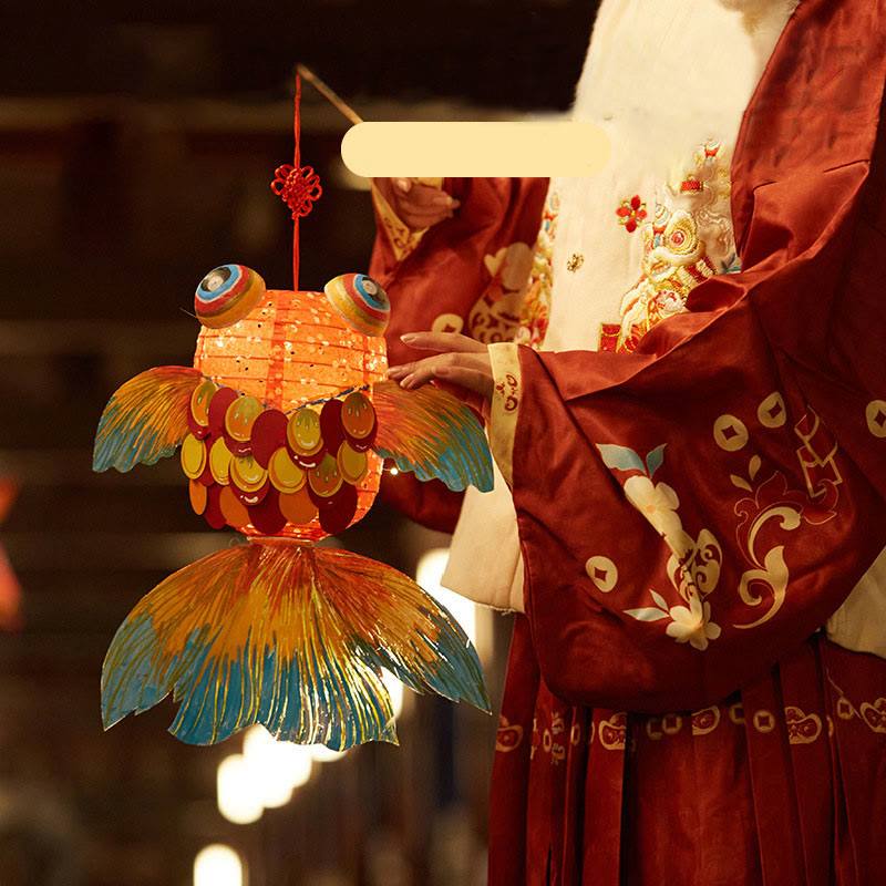 DIY Good Luck Koi Fish Paper Lantern | Zen Decor