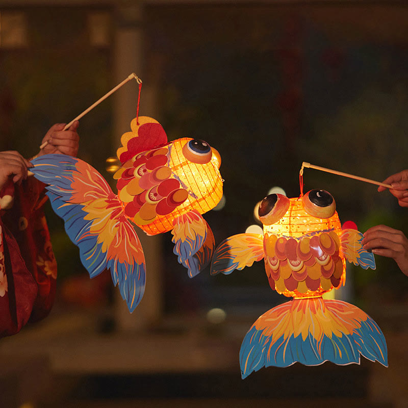 DIY Good Luck Koi Fish Paper Lantern | Zen Decor