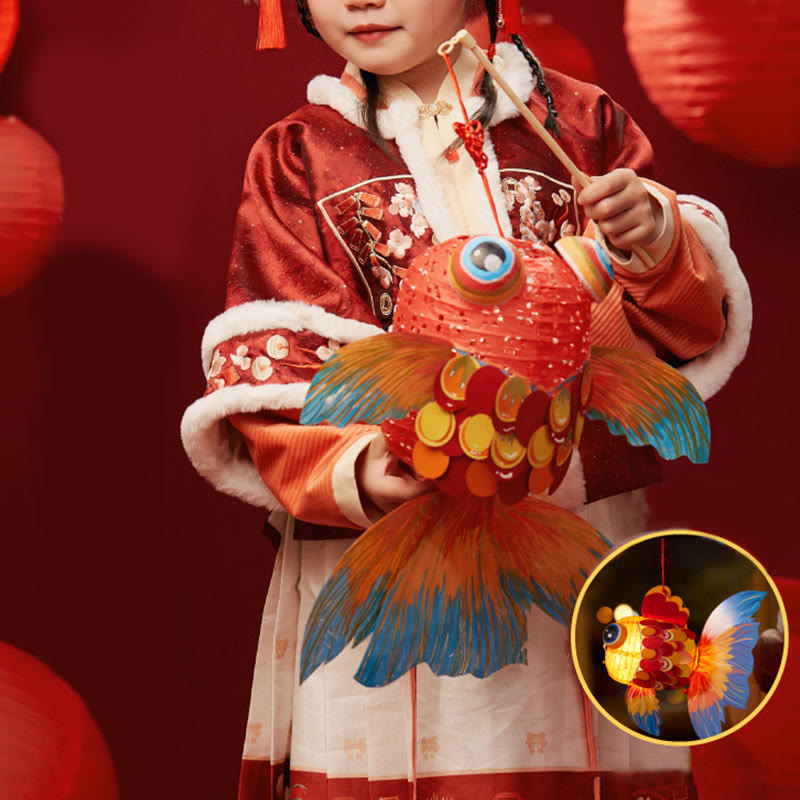 DIY Good Luck Koi Fish Paper Lantern | Zen Decor