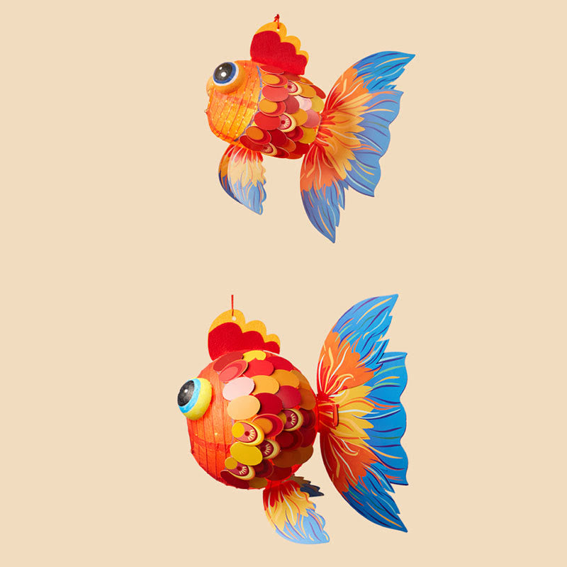 DIY Good Luck Koi Fish Paper Lantern | Zen Decor