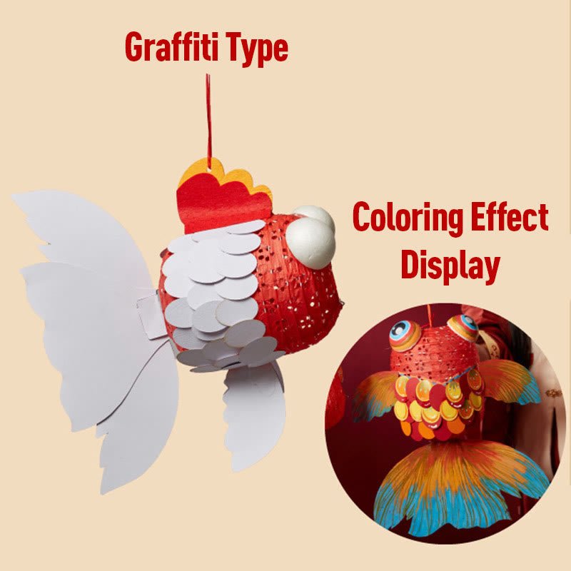 DIY Good Luck Koi Fish Paper Lantern | Zen Decor