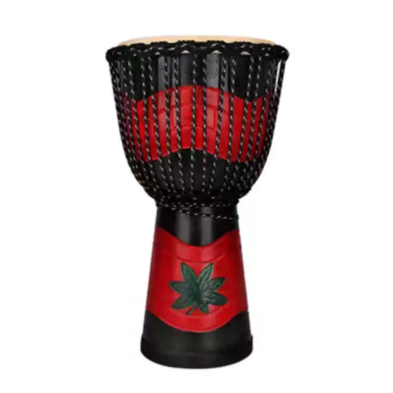 Djembe Hand Drum African Mahogany Wood, Goat Skin