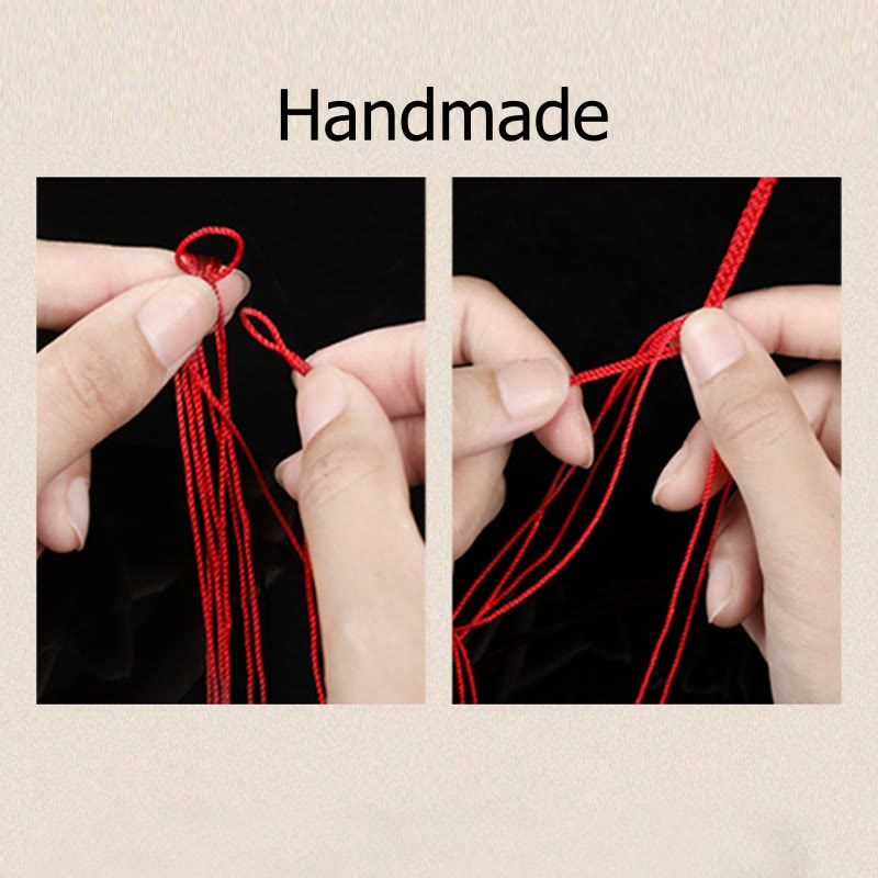 Dragon 16cm Chinese Zodiac Blessing Cinnabar Bracelet