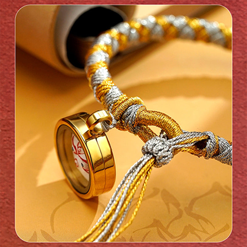 Dragon Scale Luck Bracelet with Five Gods of Wealth