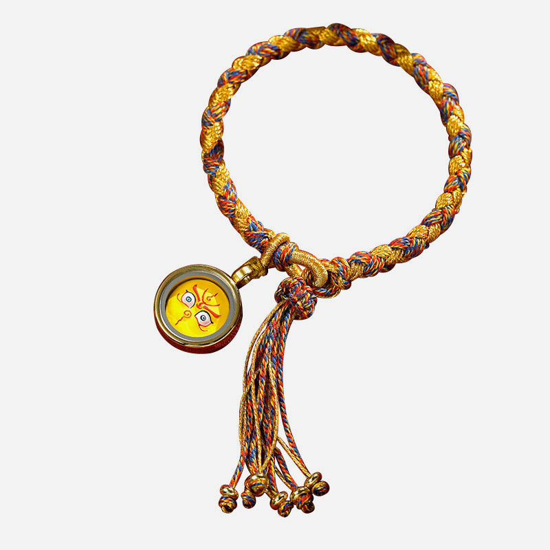 Dragon Scale Luck Bracelet with Five Gods of Wealth