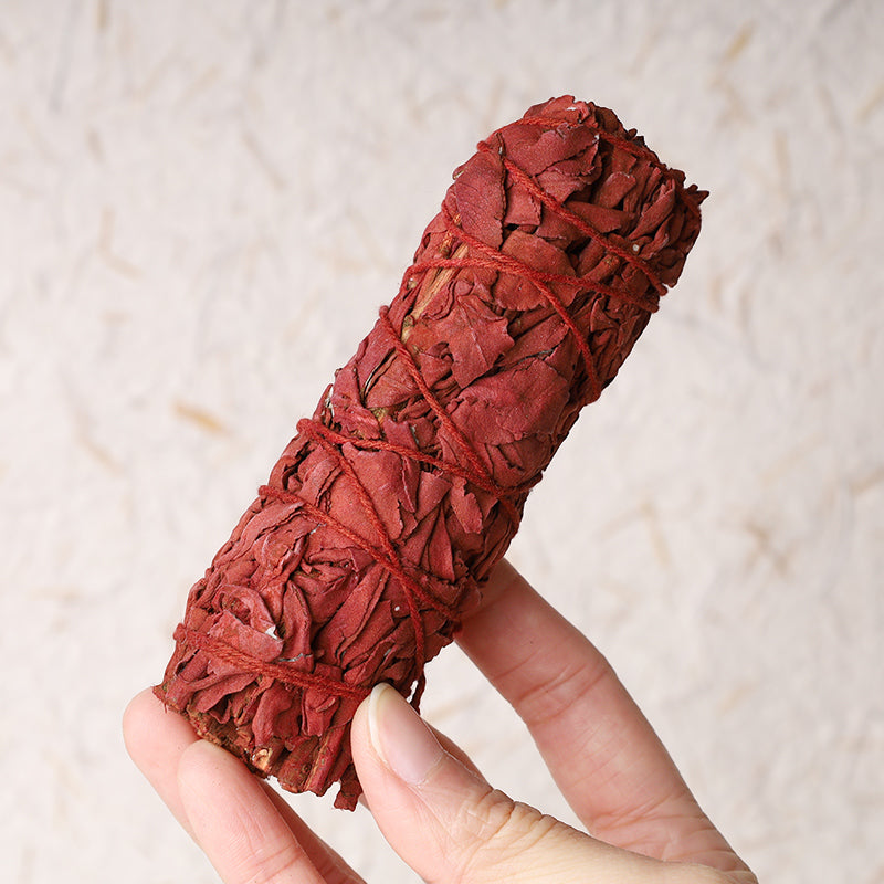 Dragon's Blood Sage Smudge Stick for Home Energy Cleansing