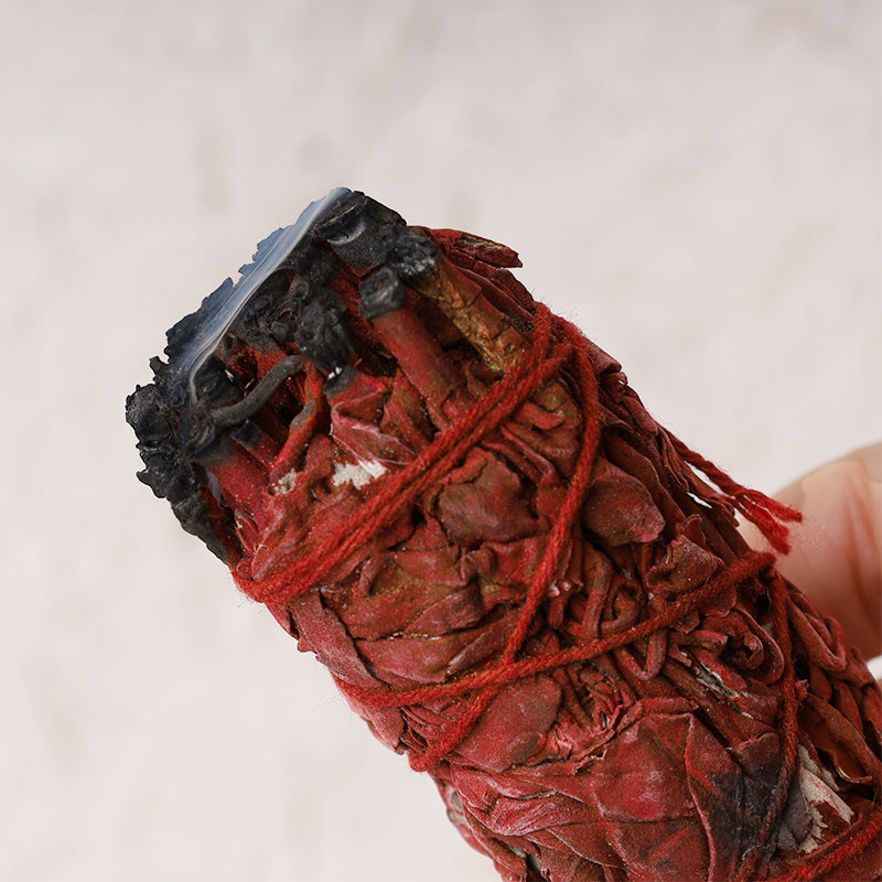 Dragon's Blood Sage Smudge Stick for Home Energy Cleansing