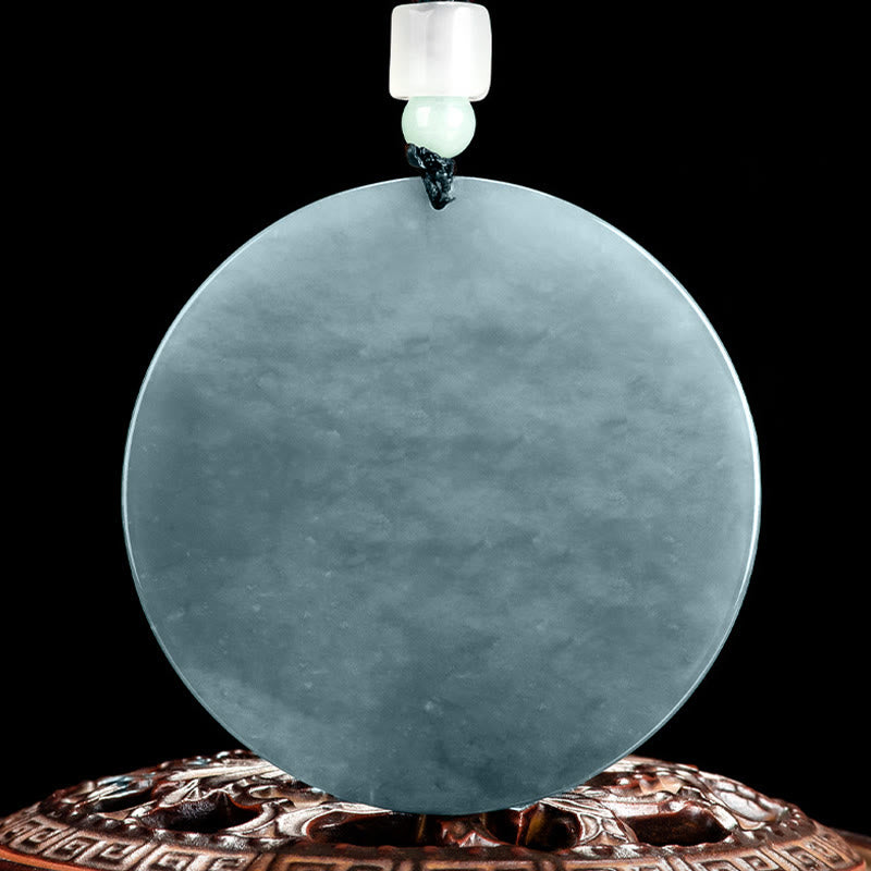 Kwan Yin Jade Necklace 70cm | Avalokitesvara Abundance Pendant