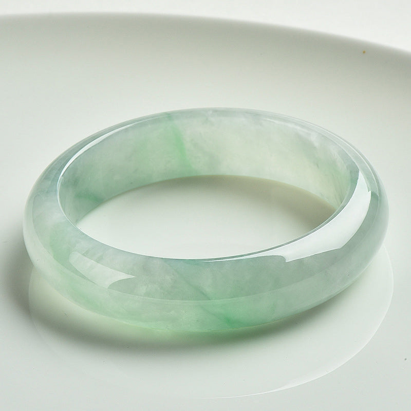 Natural Jade Prosperity Wealth Bangle Bracelet 57-58mm