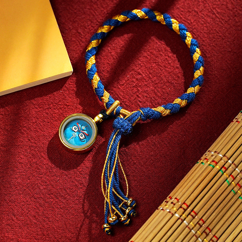 Dragon Scale Luck Bracelet with Five Gods of Wealth
