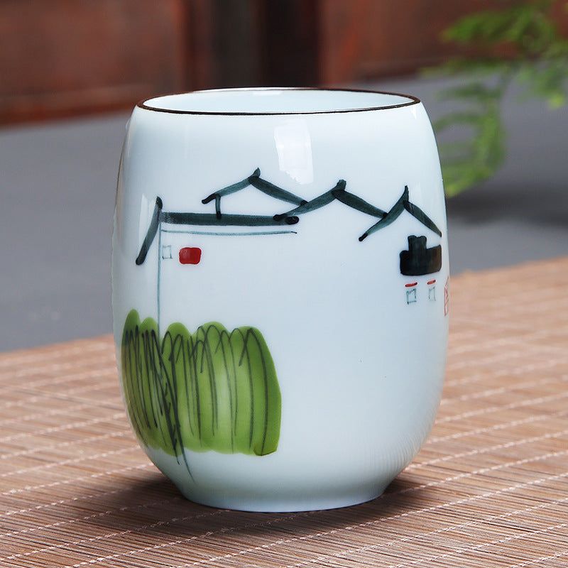 Ceramic Spiritual Teacup 180ml for Zen Meditation Rituals