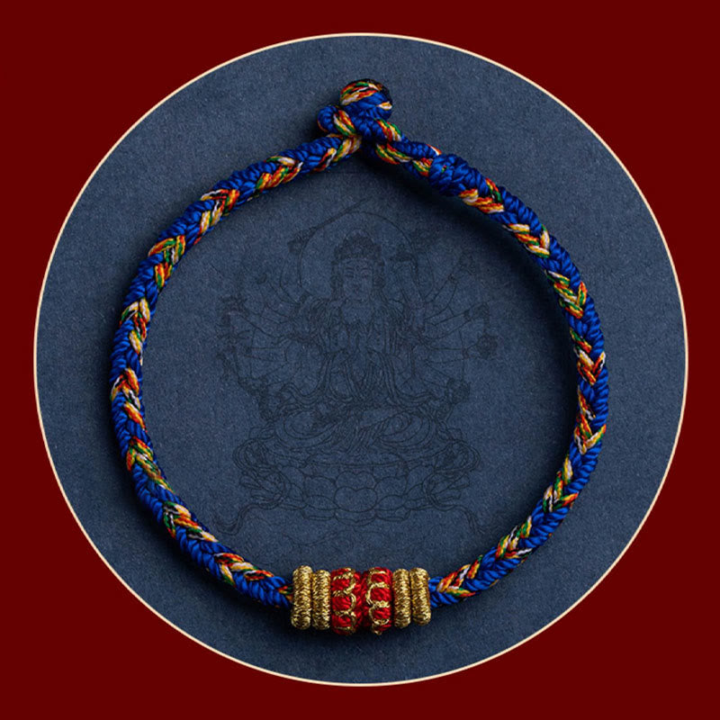 Handmade Chinese Zodiac Red String Bracelet for Luck & Strength