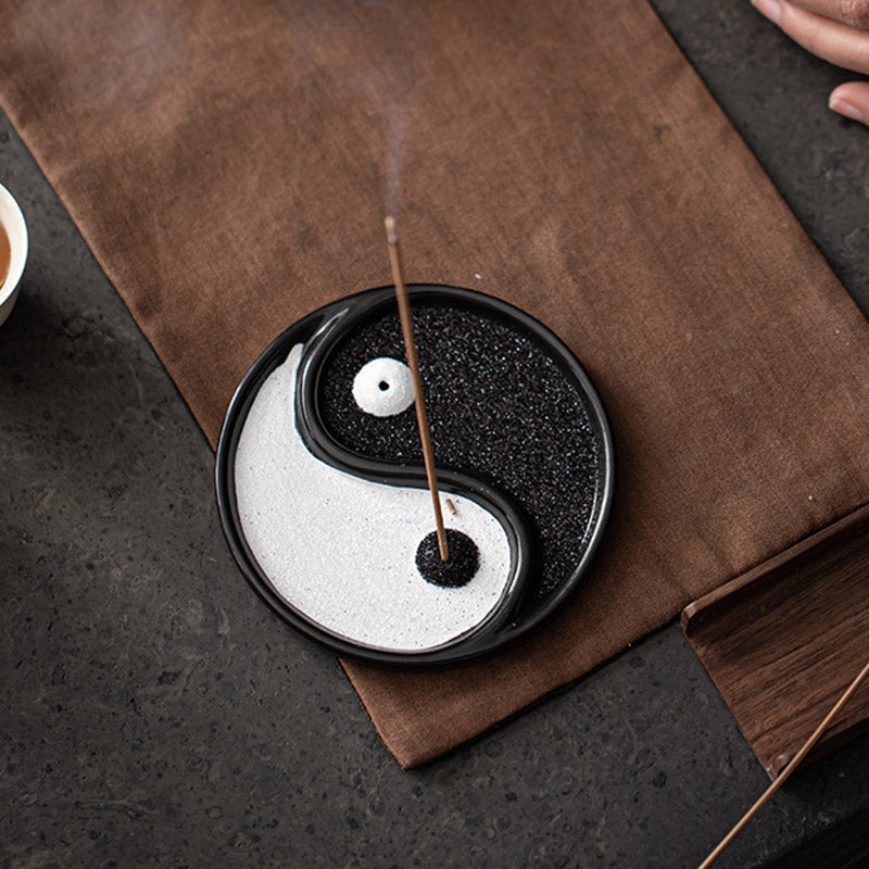 499体限定　Yin-yang Ceramic Incense Burner Ceramic Incense Burner for Zen Balance | Healing Sounds