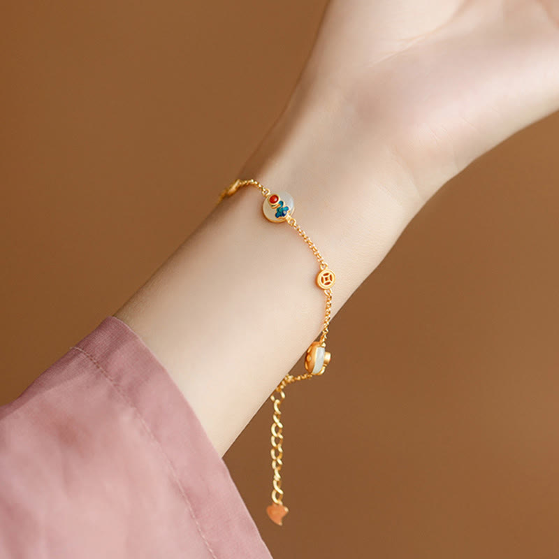 Auspicious Clouds Jade Luck Bracelet for Prosperity