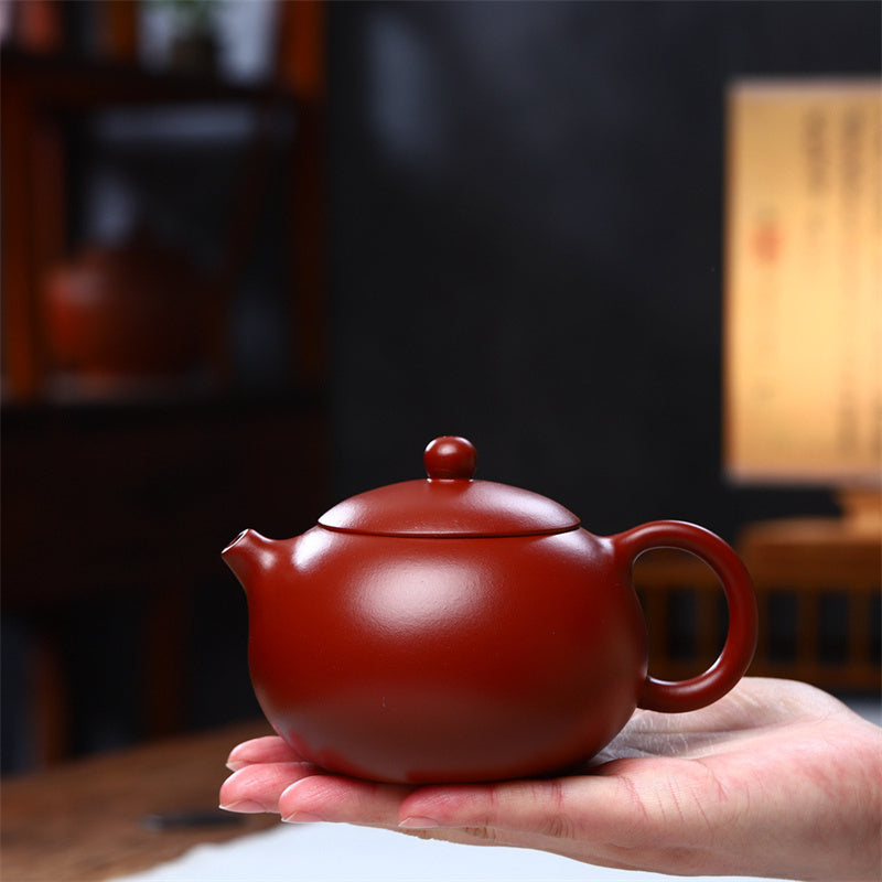 Vintage Purple Clay Xishi Teapot 240ml for Zen Decor
