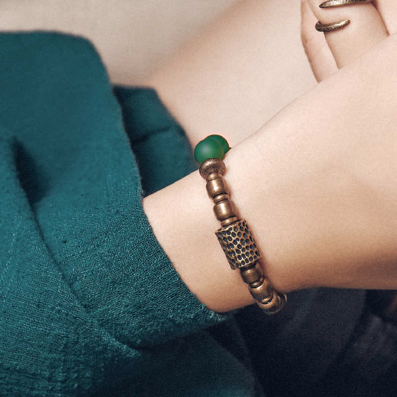 10mm Red Agate Confidence Bracelet for Fortune