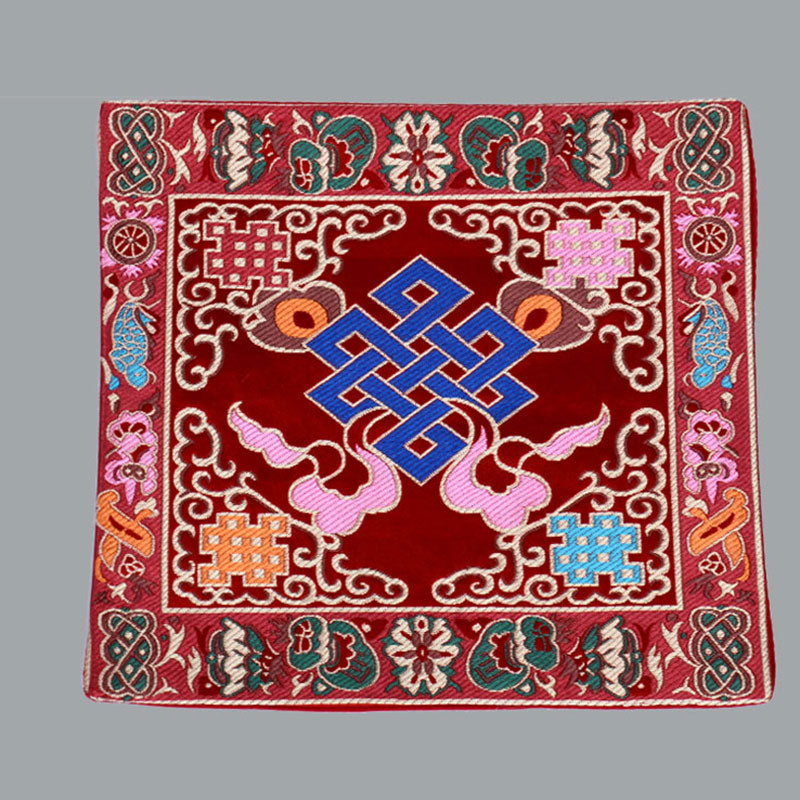 Prayer Altar Mat with Vajra | Tibetan Meditation Supplies