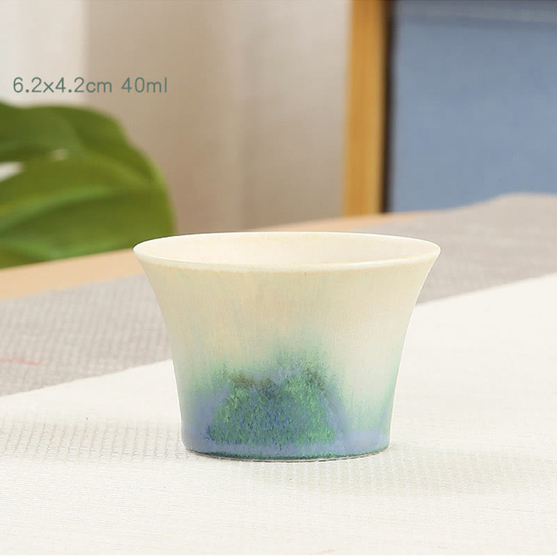 Creative Green Ceramic Kung Fu Tea Cup 140ml