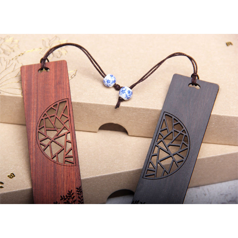 Ebony Tree of Life Wooden Bookmark | Zen Decor Accessory