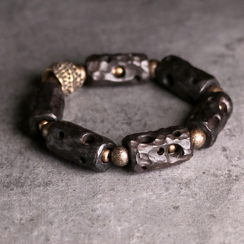 Ebony Wood Calm Bracelet for Grounding and Peace 14-17.5cm