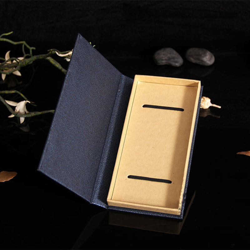 Ebony Wood Zen Bookmark with Red Sandalwood Gift Box