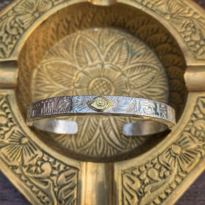 Eye of Horus Copper Protection Bracelet | Healing Sounds