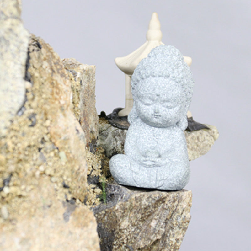 Sandstone Buddha Statue for Meditation and Compassion Home Décor