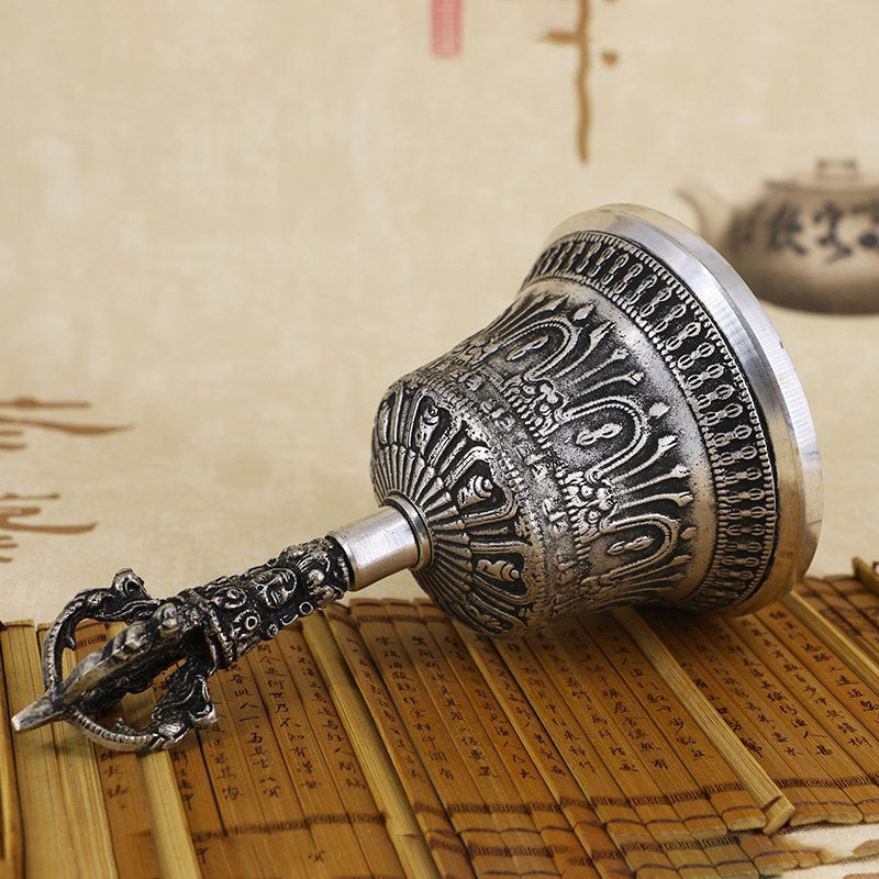 Meditation Bell and Vajra Dorje Set | Copper Ritual Supplies