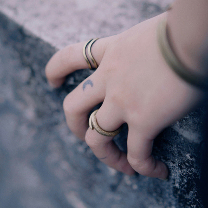 Copper Adjustable Ring for Luck and Balance | Spiritual Rings