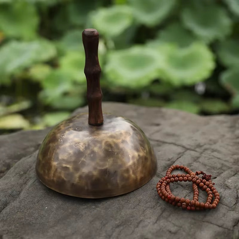 Hand-Held Nepal Singing Bowls Handmade Buddhist Tibetan Singing Bowl Meditation Yoga Percussion Instruments Decorative Accessory