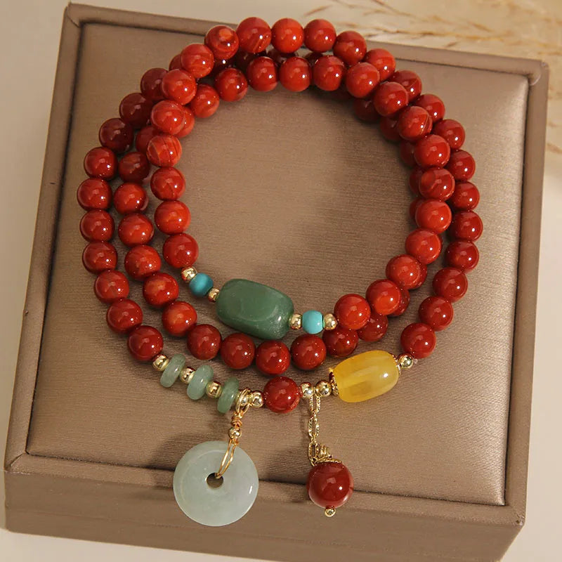 Red Agate Bracelet for Balance and Harmony