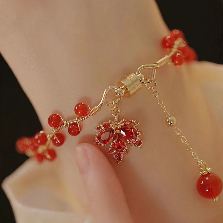 Copper Spiritual Luck Charm Bracelet for Balance & Wealth