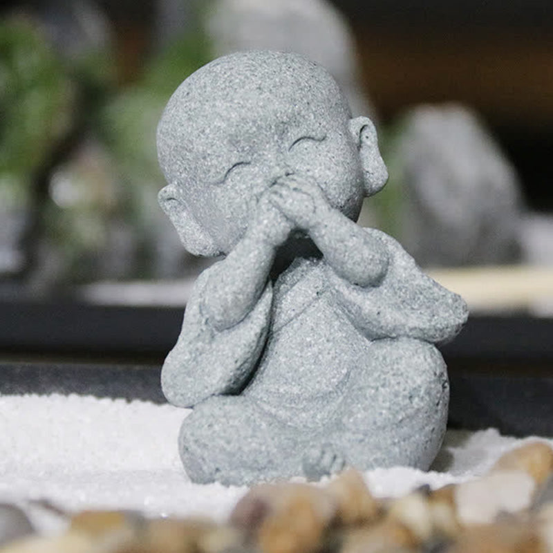Handmade Sandstone Buddha Statue for Meditation and Serenity