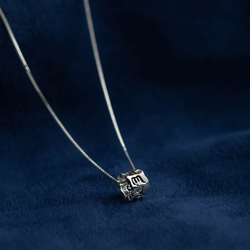 Om Mani Padme Hum Necklace | 925 Sterling Silver Pendant