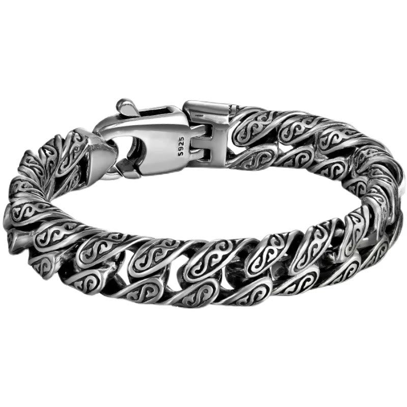 Copper Tang Dynasty Flower Luck Bracelet 18cm Spiritual