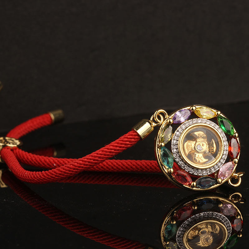 Copper Zircon Wealth Luck Bracelet Necklace | Spiritual Jewelry