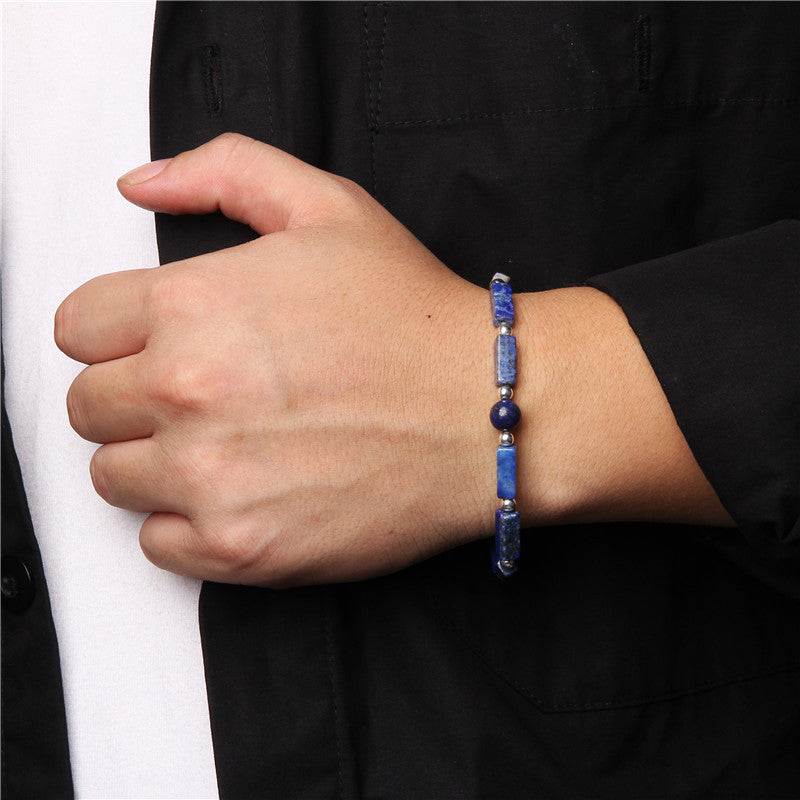 Natural Crystal Amethyst Bracelet for Spiritual Balance & Healing