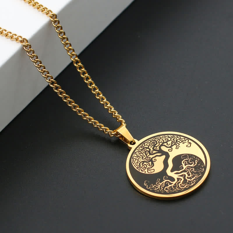 Tree of Life Titanium Steel Necklace | Connection Symbol