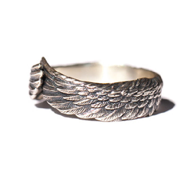Copper Feng Shui Wing Lucky Ring for Spiritual Protection
