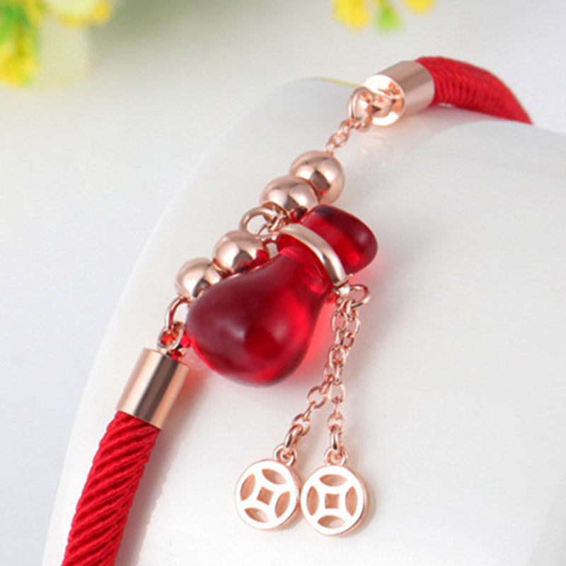 Red Agate Protection Bracelet with Red Rope | Healing Sounds
