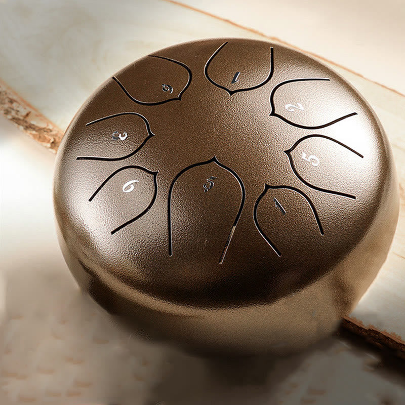 8 Note Steel Tongue Drum Kit for Meditation & Sound Healing