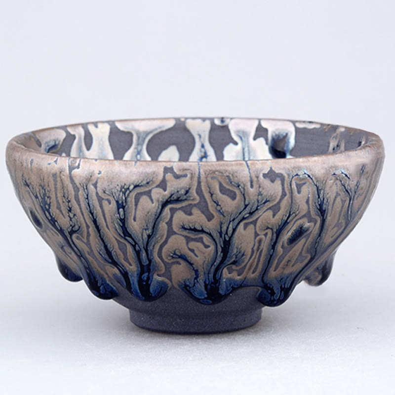 Handmade Jian Zhan Ceramic Tea Tree Teacup 8.5cm for Zen Decor