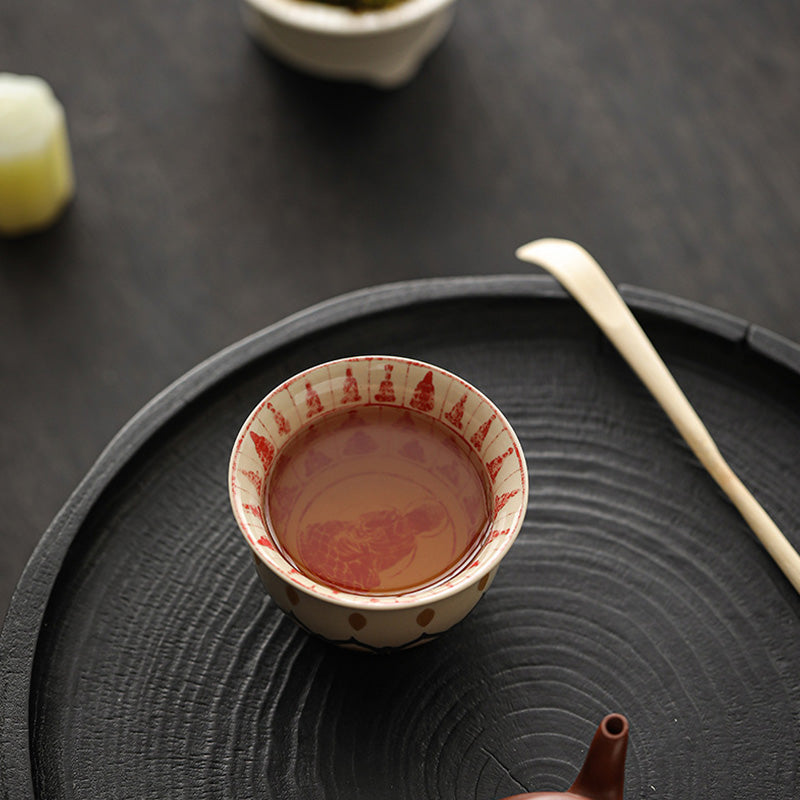 Ceramic Chinese Tea Cup 100ml Dunhuang Thousand Buddhas