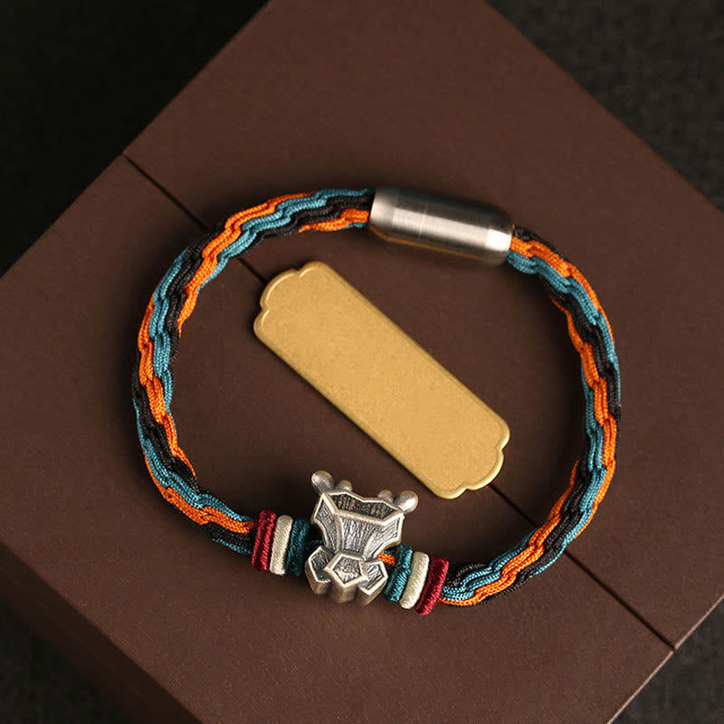 Unisex Chinese Zodiac Reincarnation Knot Bracelet | Sterling Silver